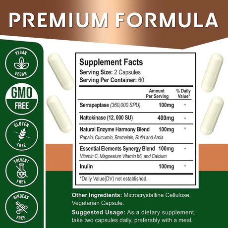 OYIR - OYIR Nattokinase 12,000 FU 120 Capsulas - The Red Vitamin MX - Suplementos Alimenticios - {{ shop.shopifyCountryName }}