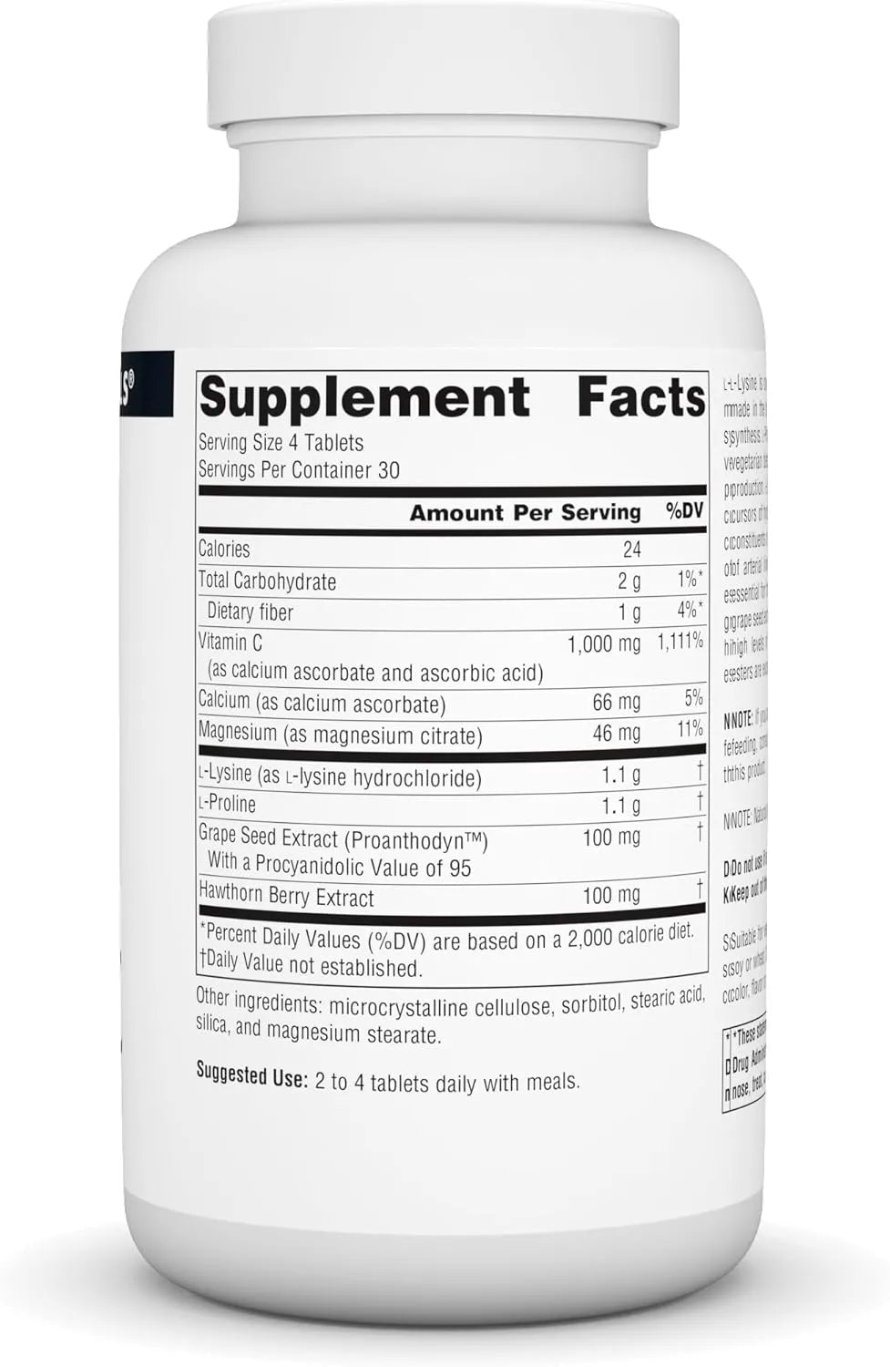 SOURCE NATURALS - Source Naturals L-Proline & L-Lysine 550Mg. 120 Tabletas - The Red Vitamin MX - Suplementos Alimenticios - {{ shop.shopifyCountryName }}