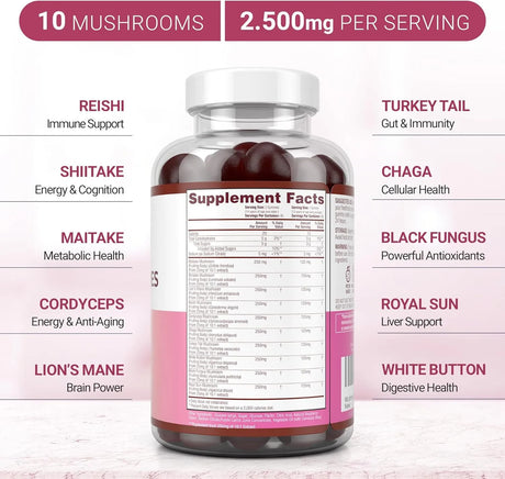 PURIFY LIFE - Purify Life Mushroom Complex Gummies 90 Gomitas - The Red Vitamin MX - Suplementos Alimenticios - {{ shop.shopifyCountryName }}