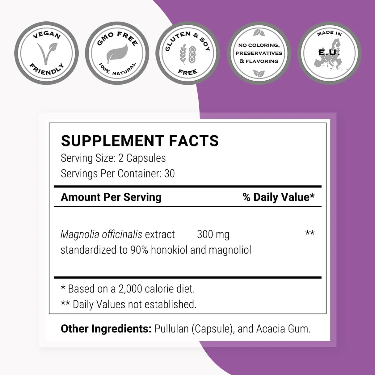 SUPERSMART - Supersmart Magnolia Bark Extract 300Mg. 60 Capsulas - The Red Vitamin MX - Suplementos Alimenticios - {{ shop.shopifyCountryName }}