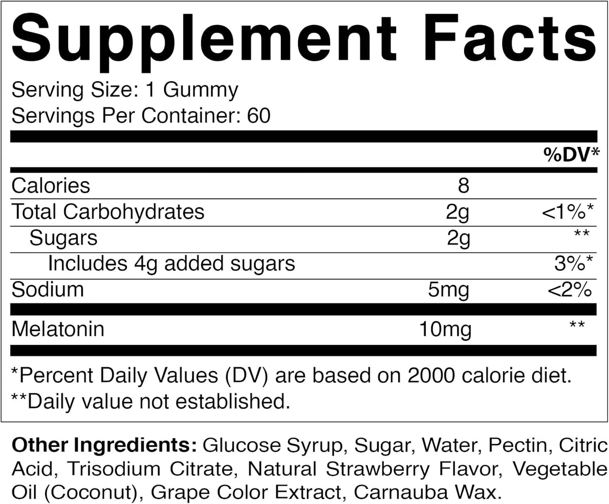 VITAMATIC - Vitamatic Melatonin 10Mg. Gummies 60 Gomitas 2 Pack - The Red Vitamin MX - Suplementos Alimenticios - {{ shop.shopifyCountryName }}