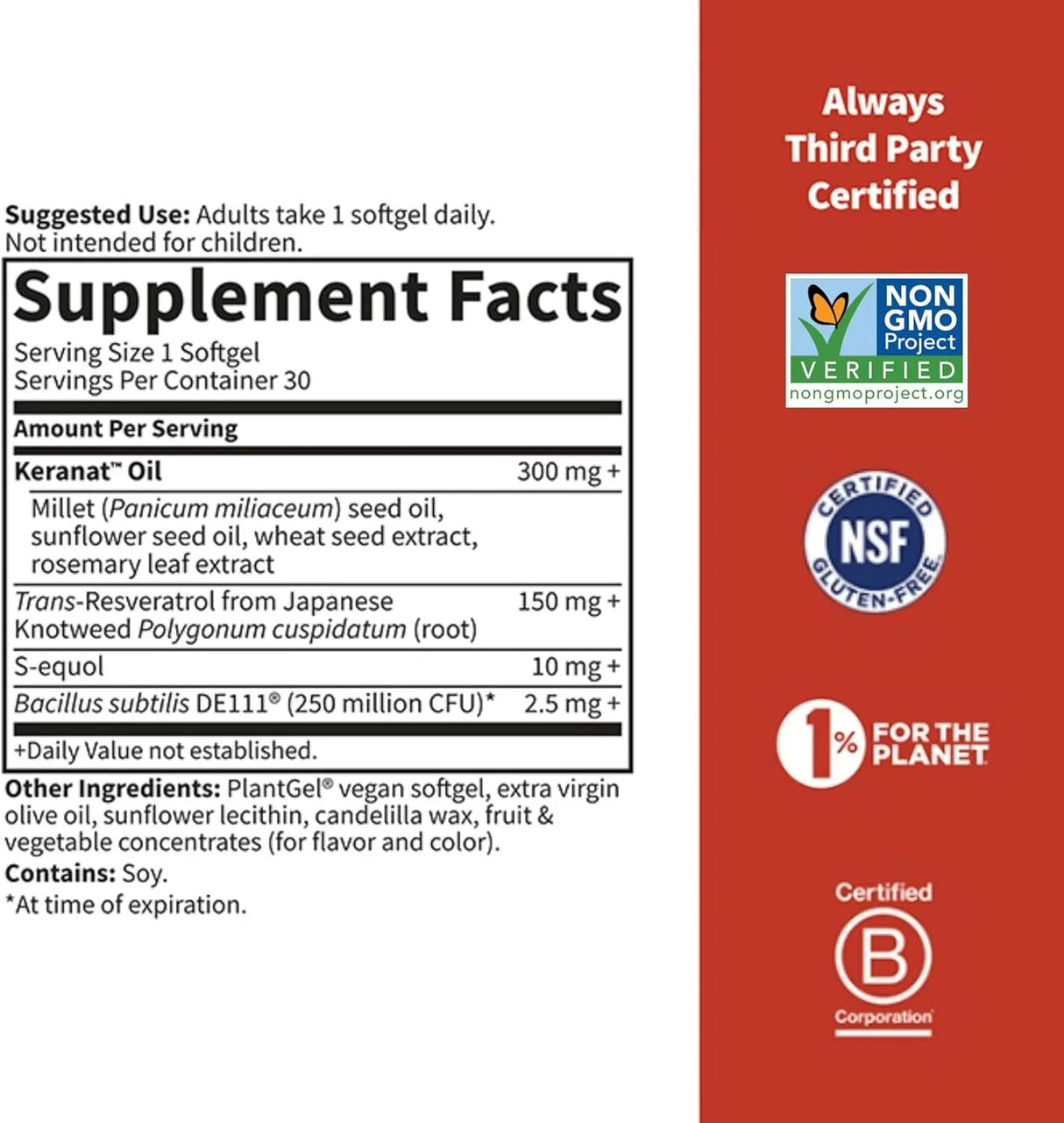 GARDEN OF LIFE - Garden of Life Herbals Menopause +Hair Growth 30 Capsulas Blandas - The Red Vitamin MX - Suplementos Alimenticios - {{ shop.shopifyCountryName }}