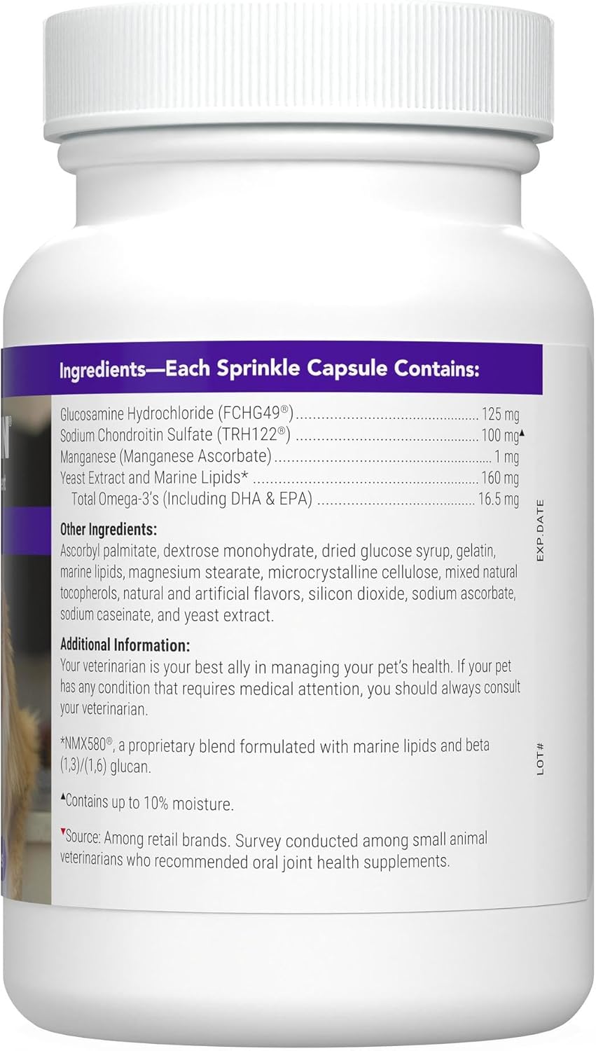 Nutramax Cosequin for Senior Cats Joint Health Supplement 60 Capsulas