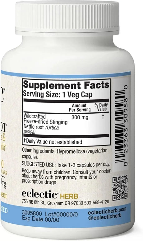 ECLECTIC HERB - Eclectic Institute Raw Fresh Freeze-Dried Non-GMO Nettle Root 90 Capsulas - The Red Vitamin MX - Suplementos Alimenticios - {{ shop.shopifyCountryName }}