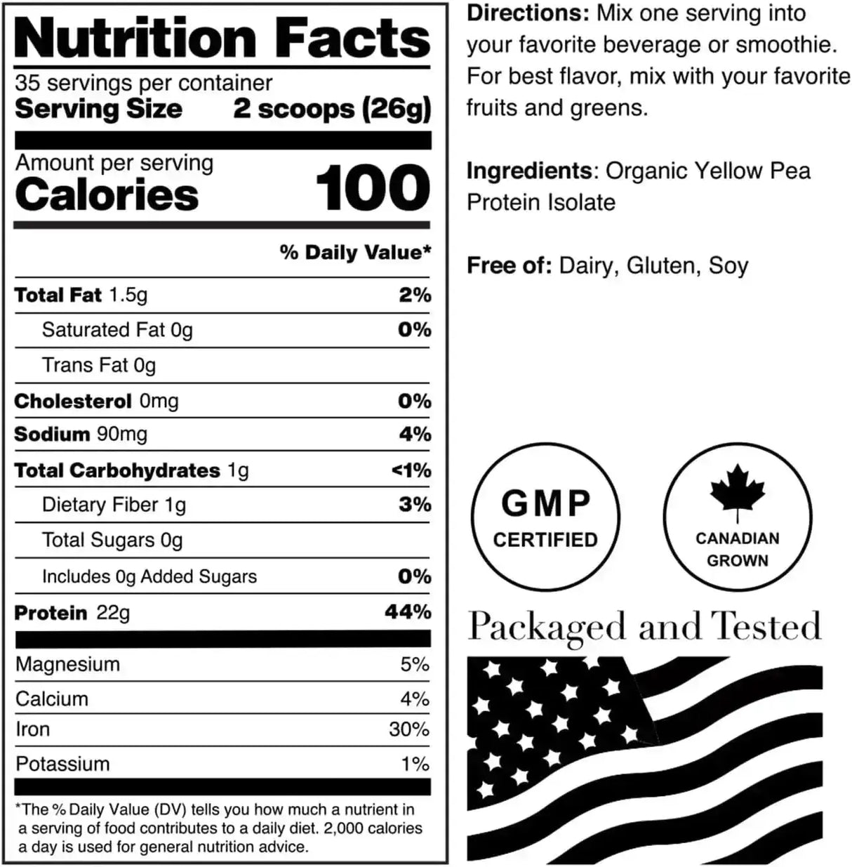 NORCAL ORGANIC - NorCal Organic Premium Pea Protein Isolate Unflavored 907Gr. - The Red Vitamin MX - Suplementos Alimenticios - {{ shop.shopifyCountryName }}