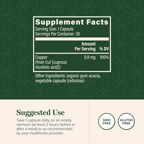 GLOBAL HEALING CENTER - Global Healing Bio-Active Copper 30 Capsulas - The Red Vitamin MX - Suplementos Alimenticios - {{ shop.shopifyCountryName }}