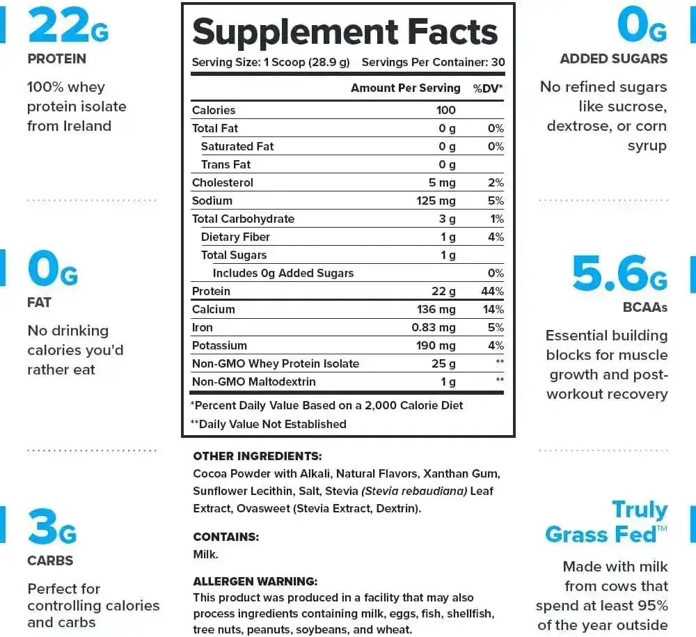 LEGION - LEGION Whey+ Grass Fed Whey Isolate Protein Powder Chocolate 867Gr. - The Red Vitamin MX - Suplementos Alimenticios - {{ shop.shopifyCountryName }}