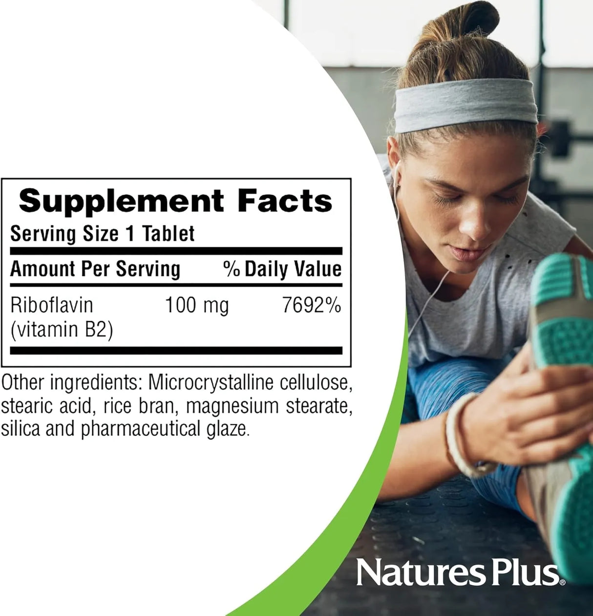 NATURES PLUS - Natures Plus Vitamin B2 100Mg. 90 Tabletas - The Red Vitamin MX - Suplementos Alimenticios - {{ shop.shopifyCountryName }}