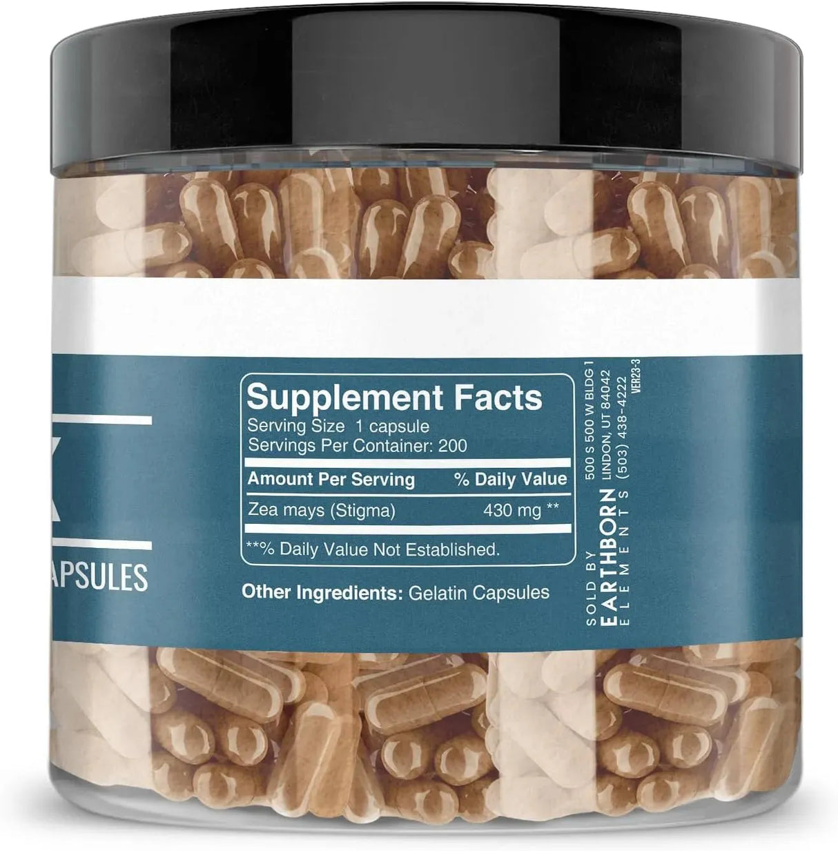 EARTHBORN ELEMENTS - Earthborn Elements Corn Silk Extract 200 Capsulas - The Red Vitamin MX - Suplementos Alimenticios - {{ shop.shopifyCountryName }}