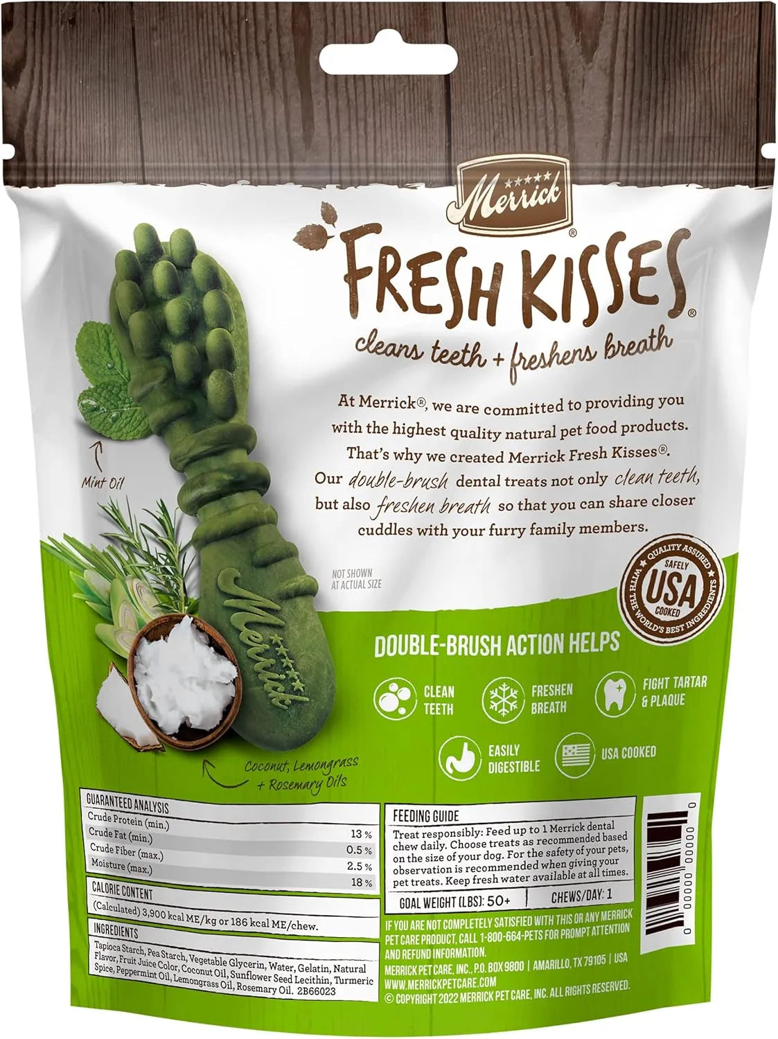 MERRICK - Merrick Fresh Kisses Natural Dental Chews For Large Dogs Over 50 Lbs 7 Piezas - The Red Vitamin MX - Cuidado Dental Para Perros - {{ shop.shopifyCountryName }}