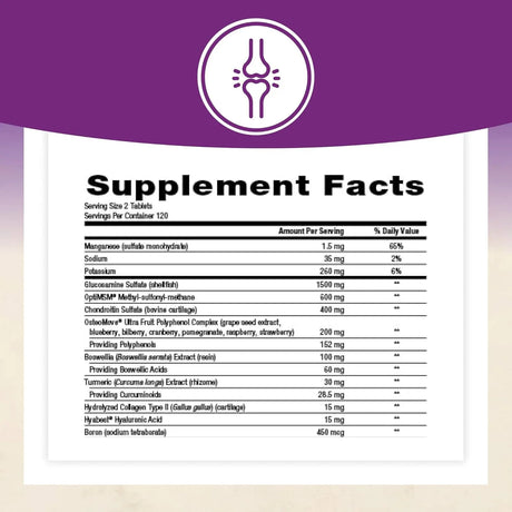 NATURAL FACTORS - Natural Factors OsteoMove 240 Tabletas - The Red Vitamin MX - Suplementos Alimenticios - {{ shop.shopifyCountryName }}