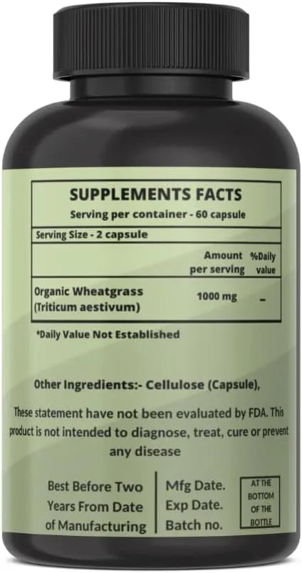 HEROOT - Heroot Organic Wheatgrass 1000Mg. 60 Capsulas - The Red Vitamin MX - Suplementos Alimenticios - {{ shop.shopifyCountryName }}