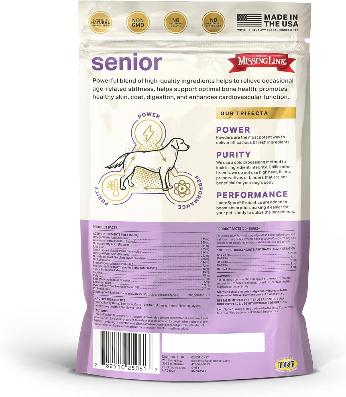 The Missing Link Senior Dog Supplement 454Gr. 2 Pack