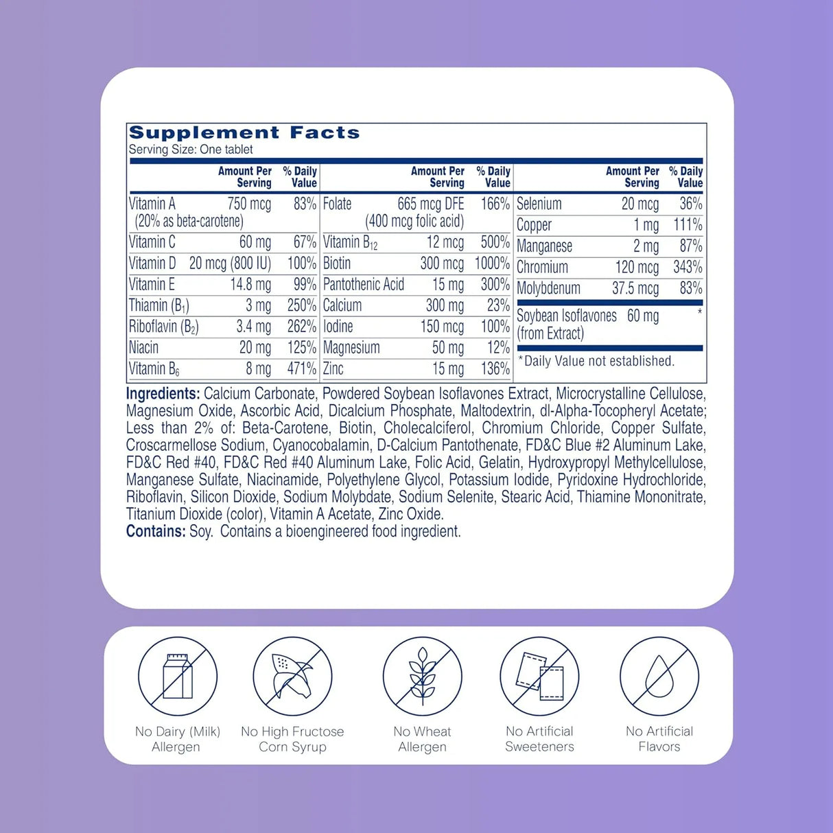 ONE A DAY - One A Day Women's Menopause Multivitamin 50 Tabletas - The Red Vitamin MX - Suplementos Alimenticios - {{ shop.shopifyCountryName }}
