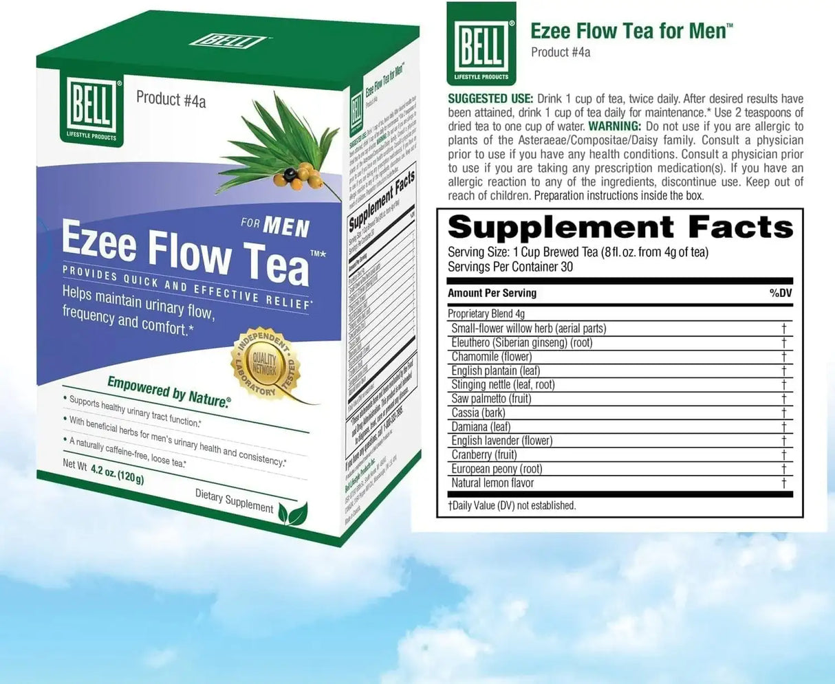 BELL - Bell Ezee Flow Urinary Support Tea for Men 120Gr. 2 Pack - The Red Vitamin MX - Suplementos Alimenticios - {{ shop.shopifyCountryName }}