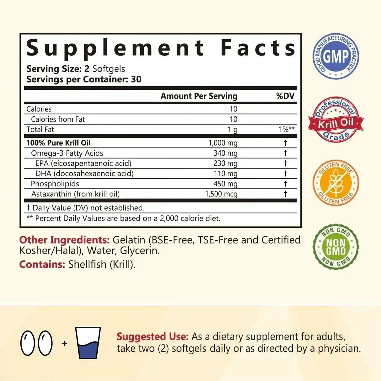 NATUREMYST - NatureMyst Antarctic Krill Oil 1000Mg. 60 Capsulas Blandas - The Red Vitamin MX - Suplementos Alimenticios - {{ shop.shopifyCountryName }}