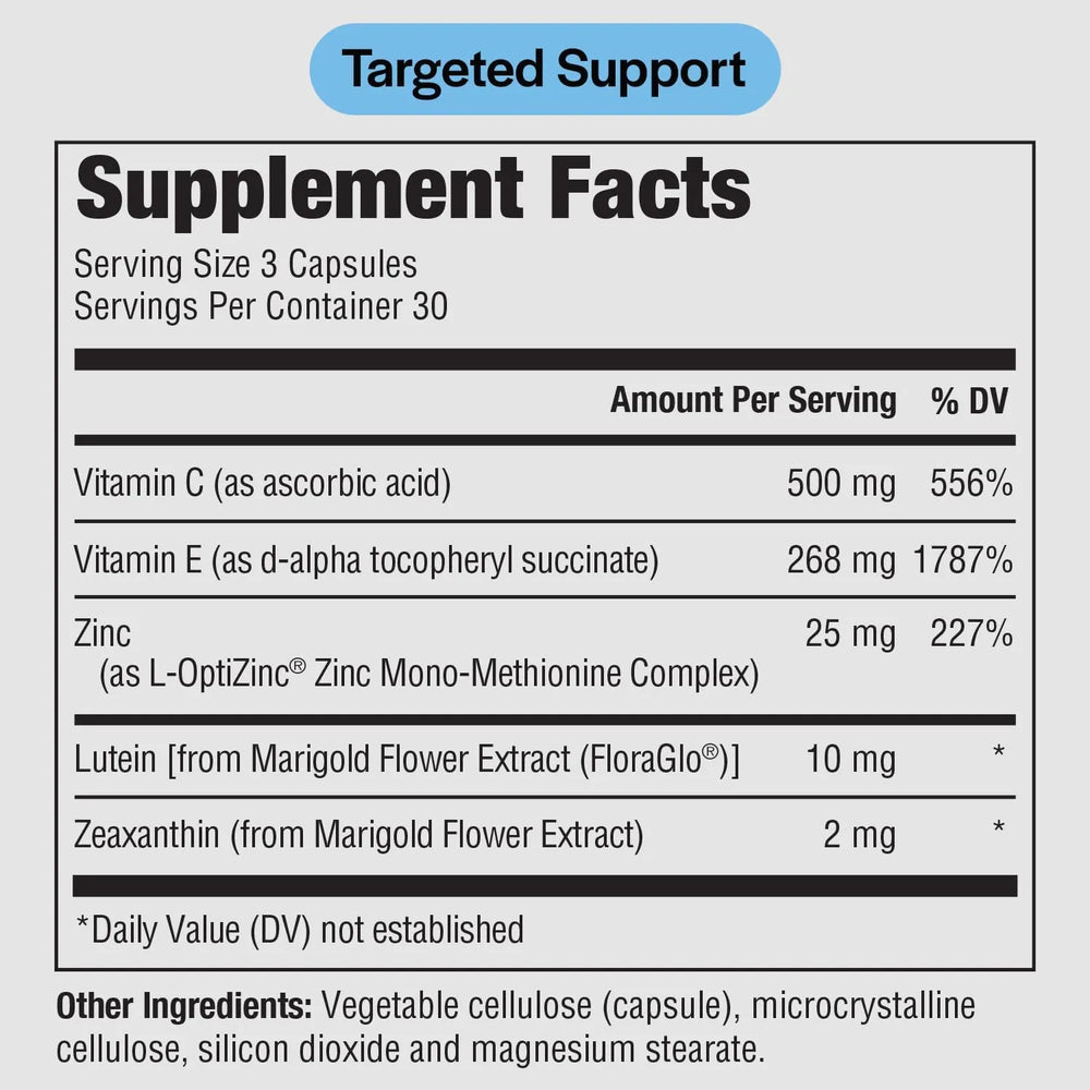 PUREFORMULAS - PureFormulas Pure Eye Support Lutein and Zeaxanthin 90 Capsulas - The Red Vitamin MX - Suplementos Alimenticios - {{ shop.shopifyCountryName }}