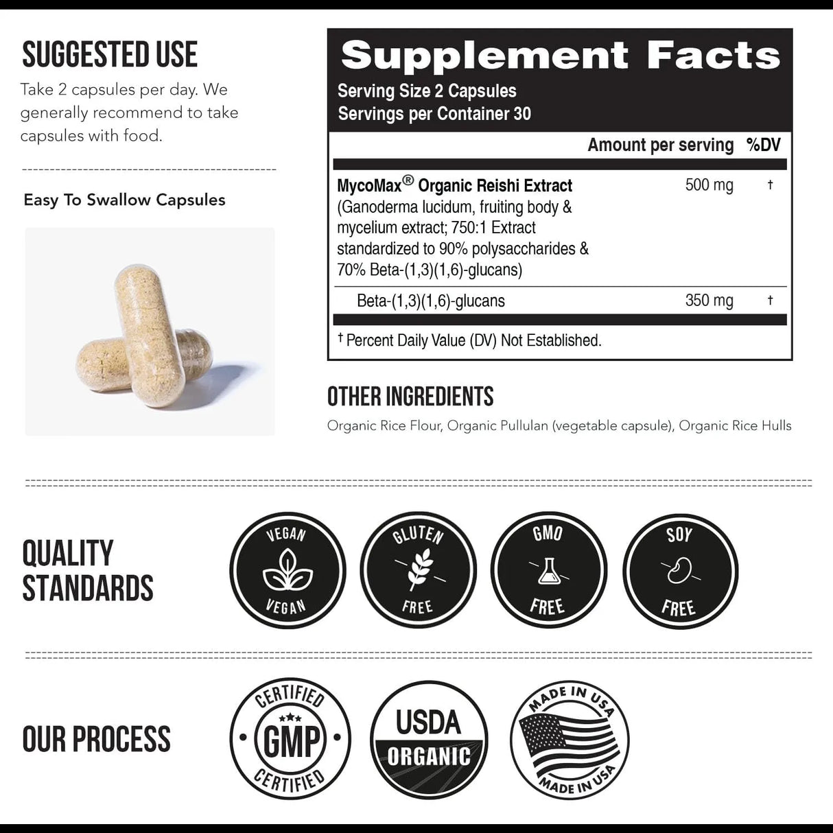 TRIQUETRA - Triquetra Health Organic Reishi Mushroom 60 Capsulas - The Red Vitamin MX - Suplementos Alimenticios - {{ shop.shopifyCountryName }}