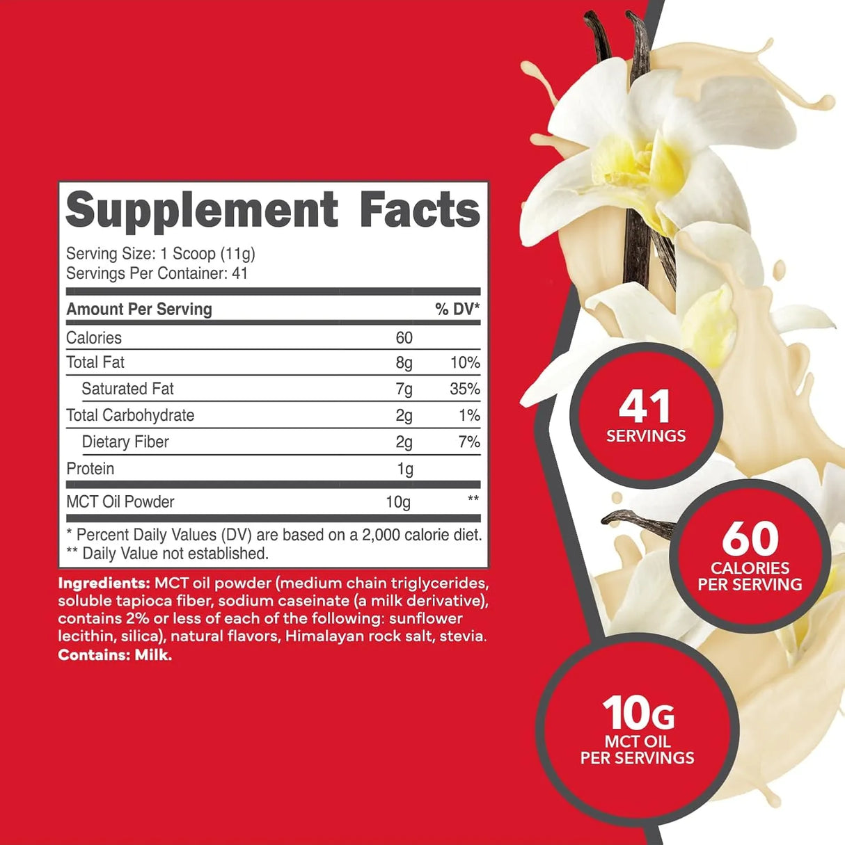 KETOLOGIC - Ketologic MCT Oil Powder French Vanilla 454Gr. - The Red Vitamin MX - Suplementos Alimenticios - {{ shop.shopifyCountryName }}