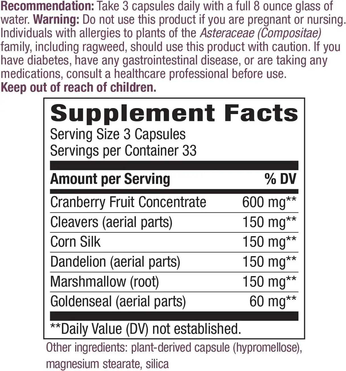 NATURE'S WAY - Nature's Way Urinary with Cranberry Premium Blend 100 Capsulas 2 Pack - The Red Vitamin MX - Suplementos Alimenticios - {{ shop.shopifyCountryName }}