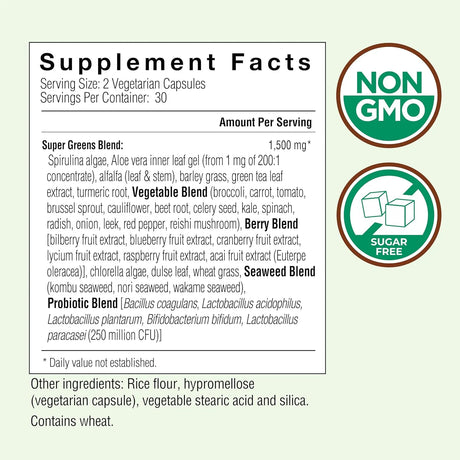 COUNTRY FARMS - COUNTRY FARMS Super Greens 60 Capsulas - The Red Vitamin MX - Suplementos Alimenticios - {{ shop.shopifyCountryName }}