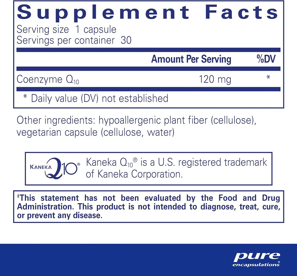 PURE ENCAPSULATIONS - Pure Encapsulations CoQ10 120Mg. 30 Capsulas - The Red Vitamin MX - Suplementos Alimenticios - {{ shop.shopifyCountryName }}