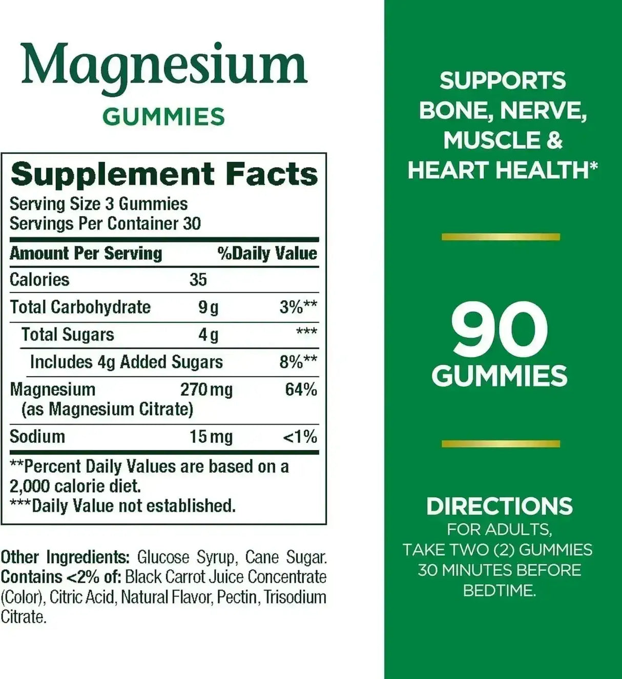 NATURE'S BOUNTY - Nature's Bounty Magnesium Gummies 270Mg. 90 Gomitas - The Red Vitamin MX - Suplementos Alimenticios - {{ shop.shopifyCountryName }}
