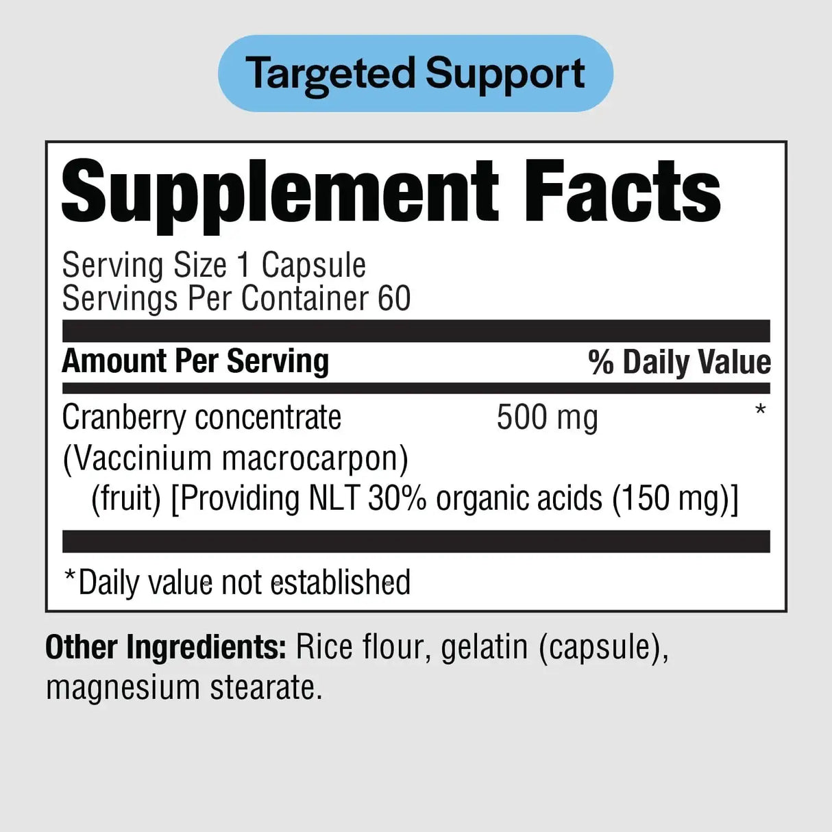 PUREFORMULAS - PureFormulas Cranberry 500Mg. 60 Capsulas - The Red Vitamin MX - Suplementos Alimenticios - {{ shop.shopifyCountryName }}