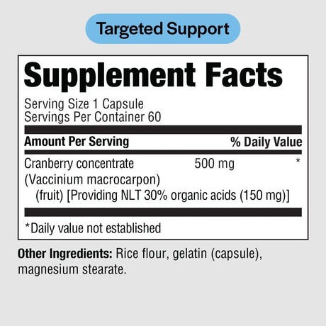 PUREFORMULAS - PureFormulas Cranberry 500Mg. 60 Capsulas - The Red Vitamin MX - Suplementos Alimenticios - {{ shop.shopifyCountryName }}