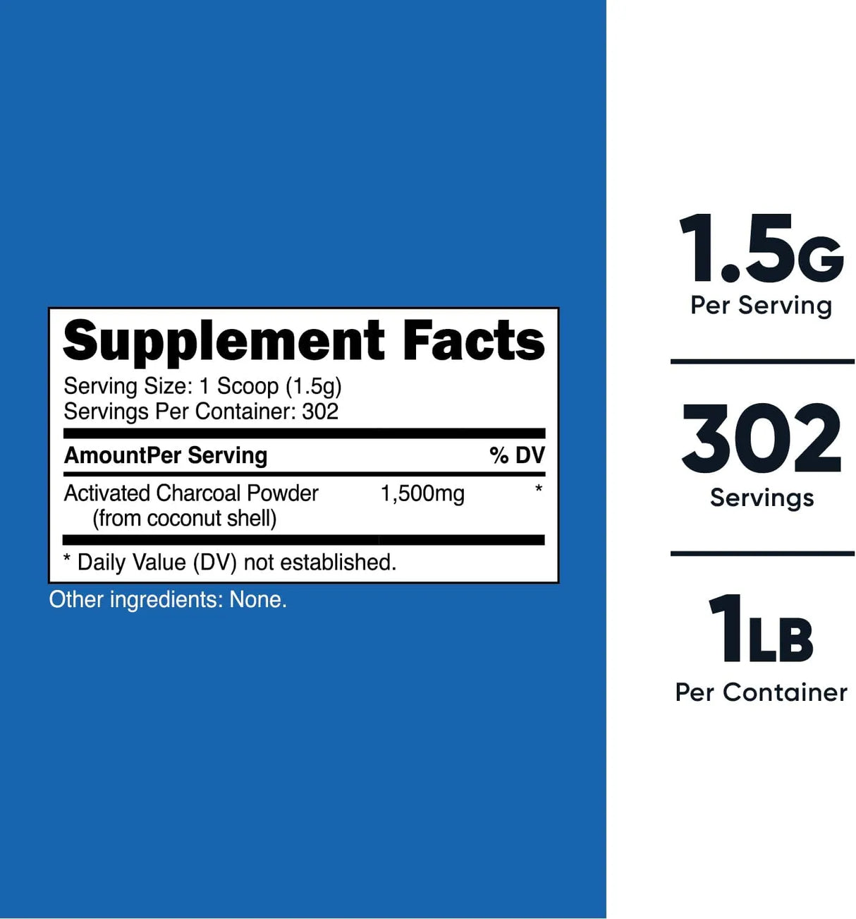 NUTRICOST - Nutricost Activated Charcoal Powder 302 Servicios 454Gr. - The Red Vitamin MX - Suplementos Alimenticios - {{ shop.shopifyCountryName }}