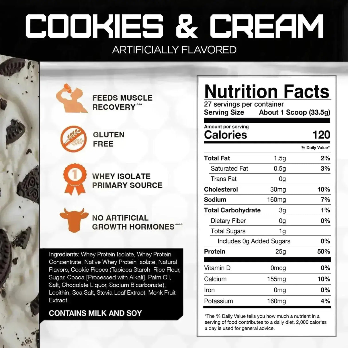 RIVAL NUTRITION - Rival Nutrition Naturally Flavored Rival Whey Cookies and Cream 907Gr. - The Red Vitamin MX - Suplementos Alimenticios - {{ shop.shopifyCountryName }}