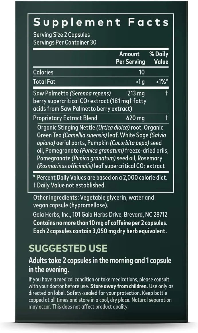 GAIA HERBS - Gaia Herbs Prostate Health 60 Capsulas - The Red Vitamin MX - Suplementos Alimenticios - {{ shop.shopifyCountryName }}