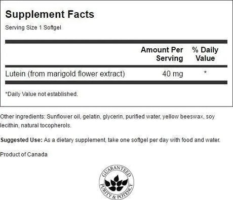 SWANSON - Swanson Lutein 40Mg. 60 Capsulas Blandas 2 Pack - The Red Vitamin MX - Suplementos Alimenticios - {{ shop.shopifyCountryName }}