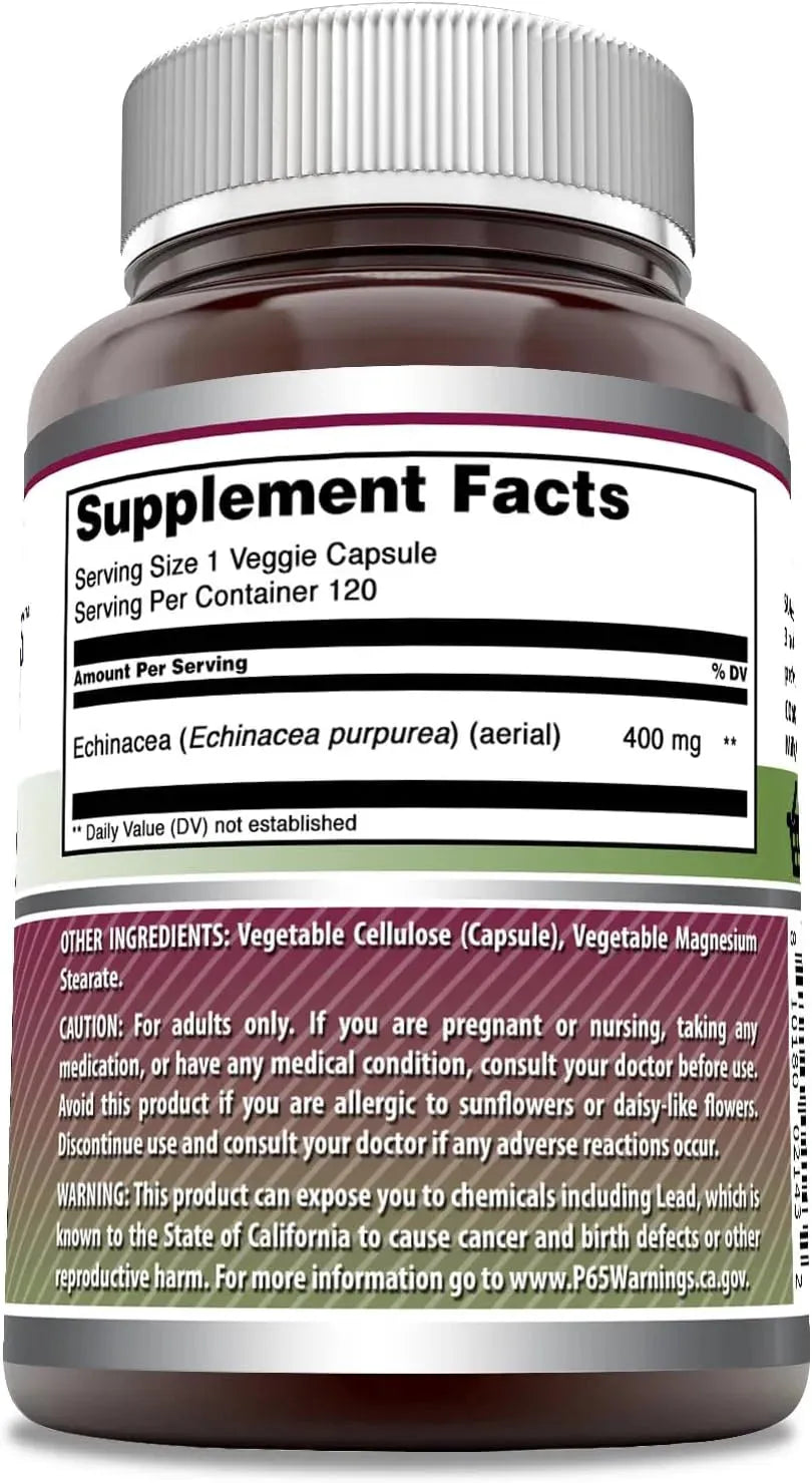 AMAZING FORMULAS - Amazing Formulas Echinacea 400Mg. 120 Capsulas - The Red Vitamin MX - Suplementos Alimenticios - {{ shop.shopifyCountryName }}