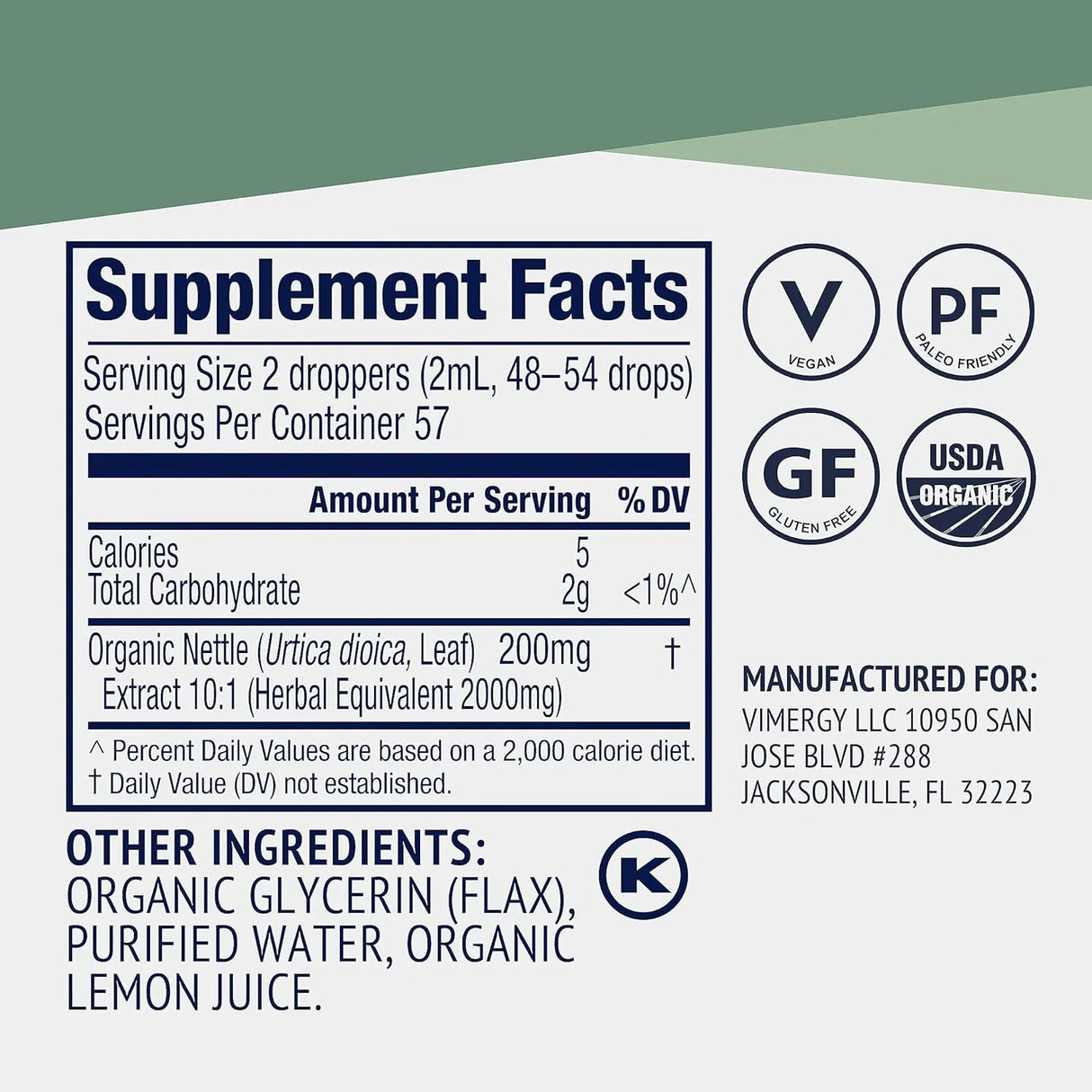 VIMERGY - Vimergy Nettle 115Ml. - The Red Vitamin MX - Suplementos Alimenticios - {{ shop.shopifyCountryName }}