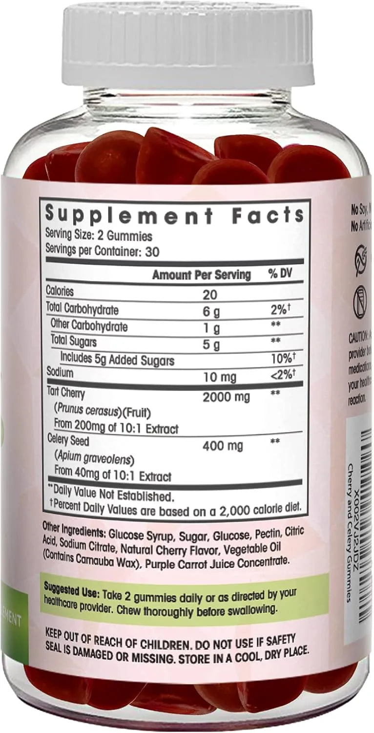 FLAMINGO SUPPLEMENTS - Flamingo Supplements Tart Cherry Gummies 2000Mg. 60 Gomitas - The Red Vitamin MX - Suplementos Alimenticios - {{ shop.shopifyCountryName }}