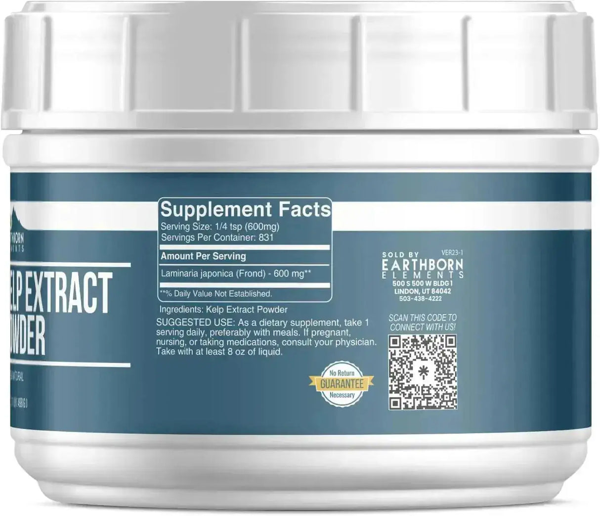 EARTHBORN ELEMENTS - Earthborn Elements Kelp Extract Powder 498Gr. - The Red Vitamin MX - Suplementos Alimenticios - {{ shop.shopifyCountryName }}