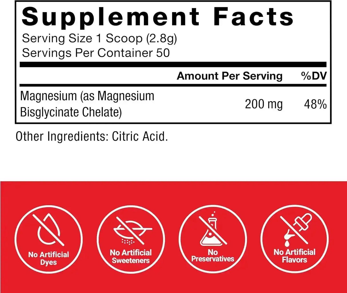 FORCE FACTOR - Force Factor Magnesium Glycinate Powder 200Mg. 140Gr. - The Red Vitamin MX - Suplementos Alimenticios - {{ shop.shopifyCountryName }}