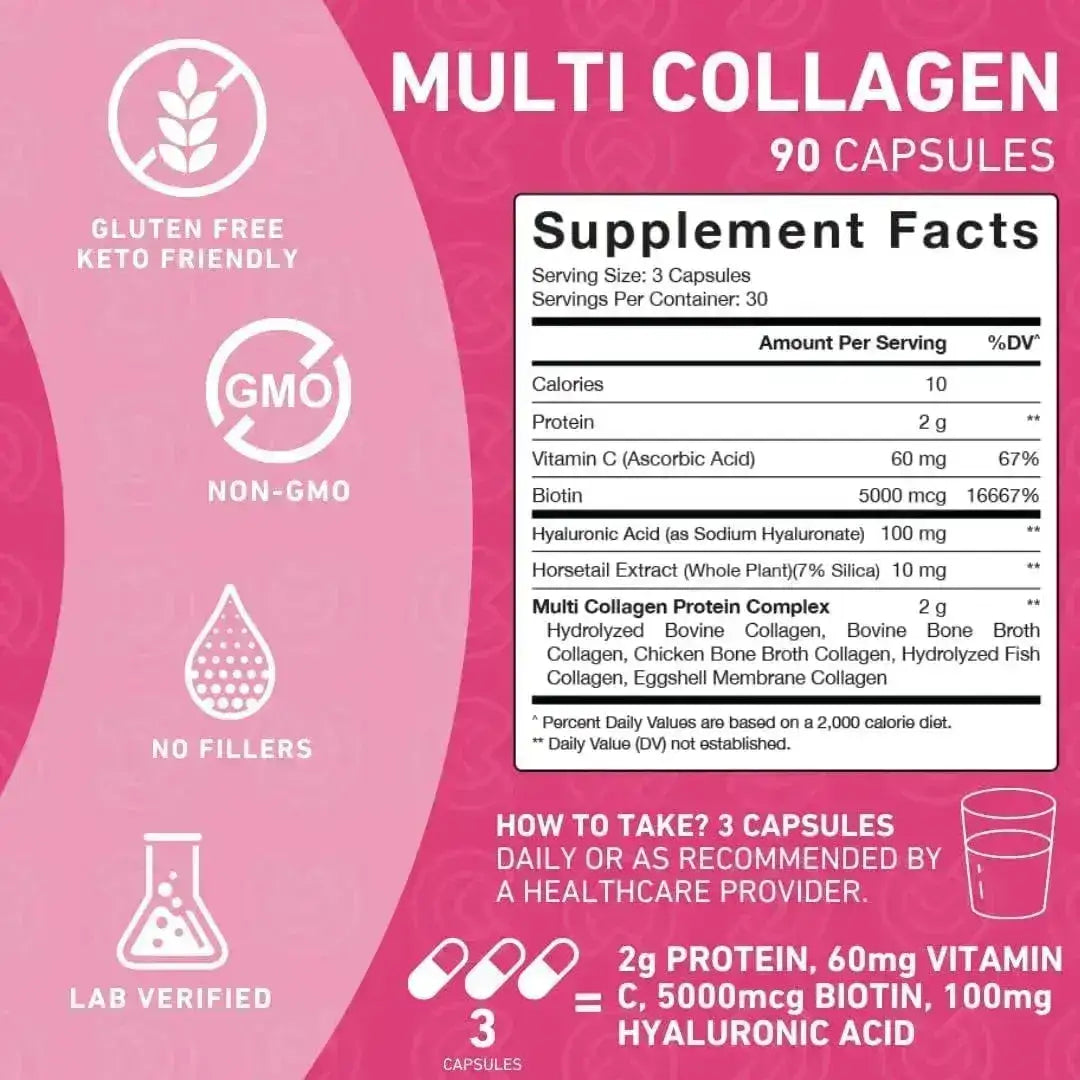 PUREFINITY - PUREFINITY Collagen Peptides 90 Capsulas - The Red Vitamin MX - Suplementos Alimenticios - {{ shop.shopifyCountryName }}