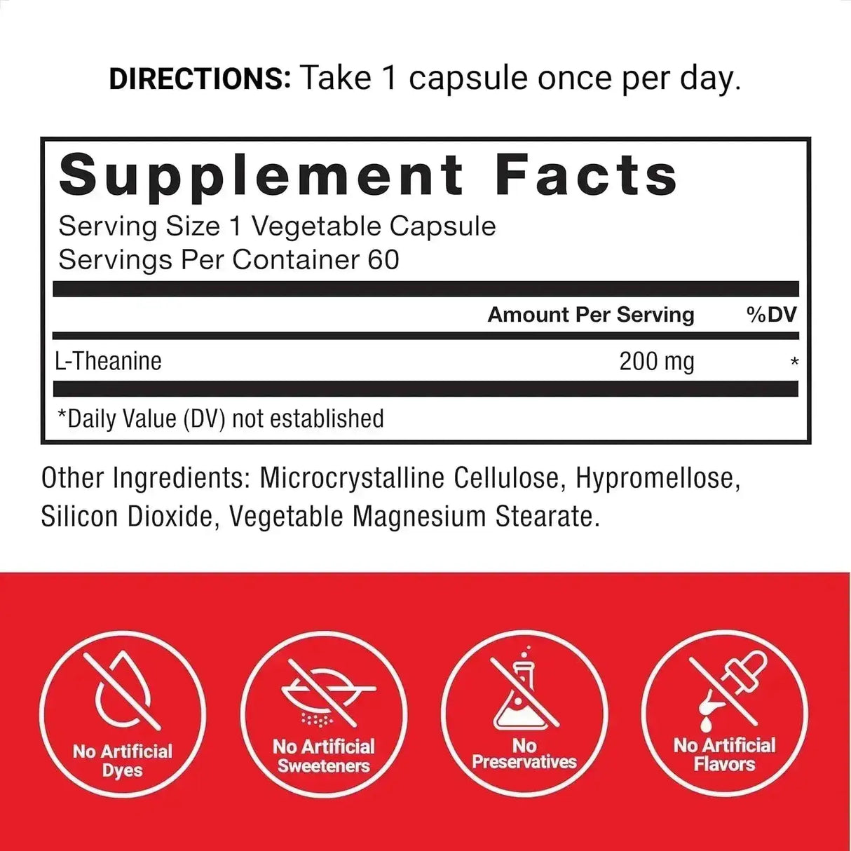 FORCE FACTOR - Force Factor L Theanine 200Mg. 60 Capsulas - The Red Vitamin MX - Suplementos Alimenticios - {{ shop.shopifyCountryName }}