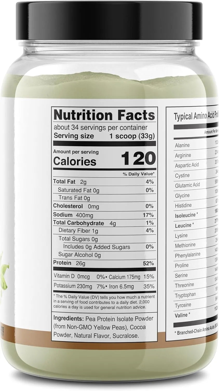 IT´S JUST! - It's Just! 100% Pea Protein Chocolate 1,134Gr. - The Red Vitamin MX - Suplementos Alimenticios - {{ shop.shopifyCountryName }}