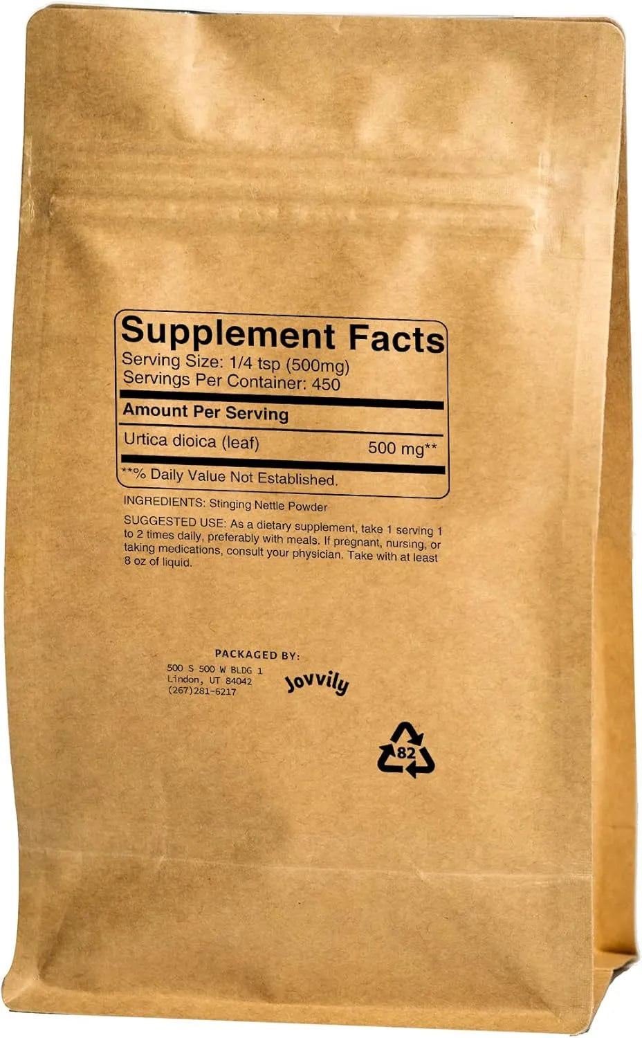 JOVVILY - Jovvily Nettle Leaf Powder 226Gr. - The Red Vitamin MX - Suplementos Alimenticios - {{ shop.shopifyCountryName }}