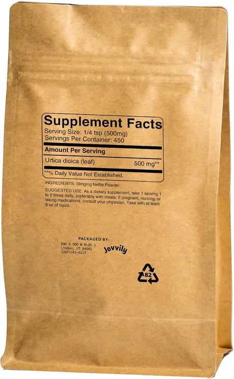 JOVVILY - Jovvily Nettle Leaf Powder 226Gr. - The Red Vitamin MX - Suplementos Alimenticios - {{ shop.shopifyCountryName }}