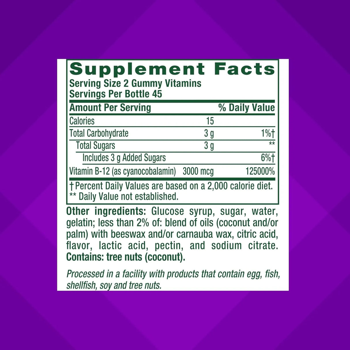 VITAFUSION - Vitafusion Extra Strength Vitamin B12 Gummy 90 Gomitas - The Red Vitamin MX - Suplementos Alimenticios - {{ shop.shopifyCountryName }}