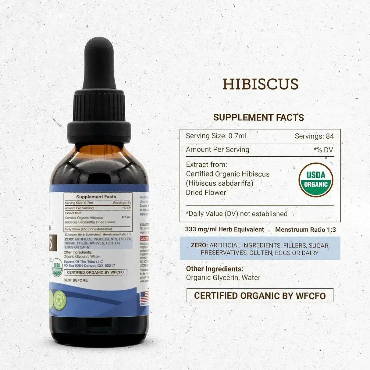 SECRETS OF THE TRIBE - Secrets of the Tribe Hibiscus Tincture Alcohol-Free Liquid Extract 2 Fl.Oz. - The Red Vitamin MX - Suplementos Alimenticios - {{ shop.shopifyCountryName }}