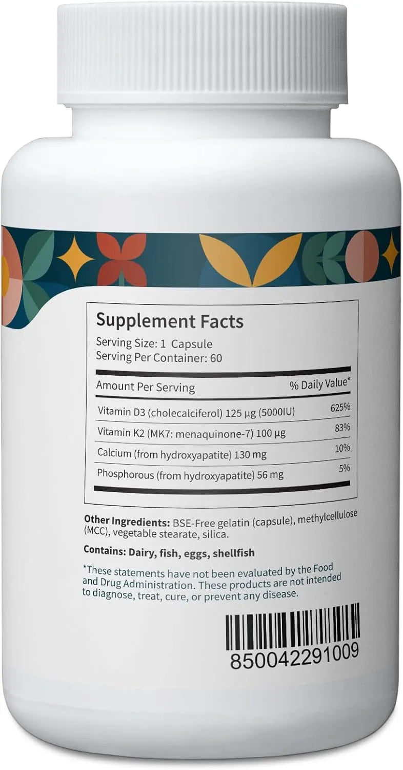 PATTERN WELLNESS - Pattern Wellness Vitamin K2 & D3 60 Tabletas - The Red Vitamin MX - Suplementos Alimenticios - {{ shop.shopifyCountryName }}