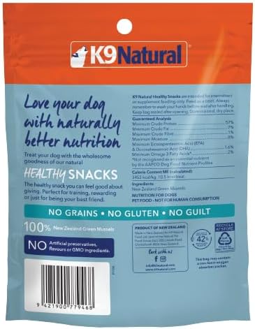 K9 NATURAL - K9 Natural Grain Free Freeze Dried Dog Treats 50Gr. - The Red Vitamin MX - Suplementos Herbales Para Perros - {{ shop.shopifyCountryName }}