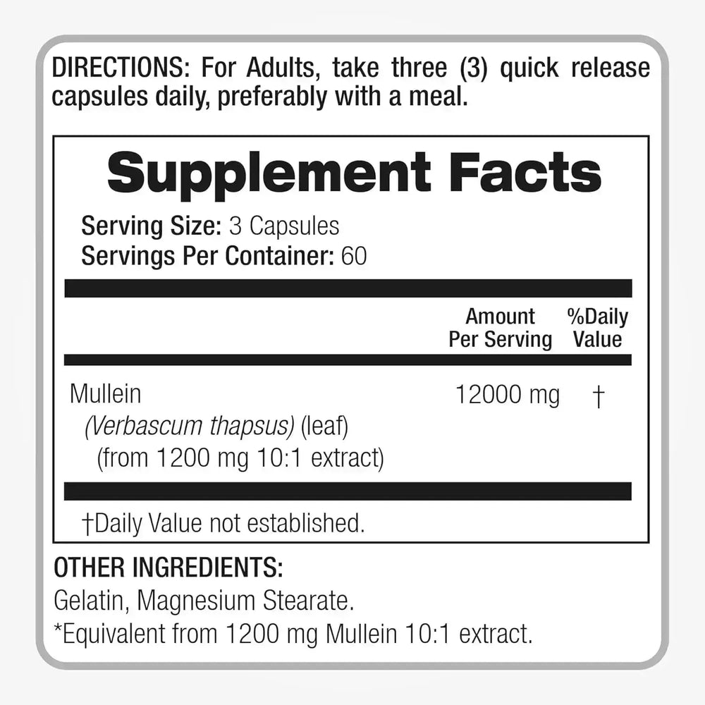 FITO MEDIC´S - FITO MEDIC'S Lab Mullein 12000Mg. 180 Capsulas - The Red Vitamin MX - Suplementos Alimenticios - {{ shop.shopifyCountryName }}