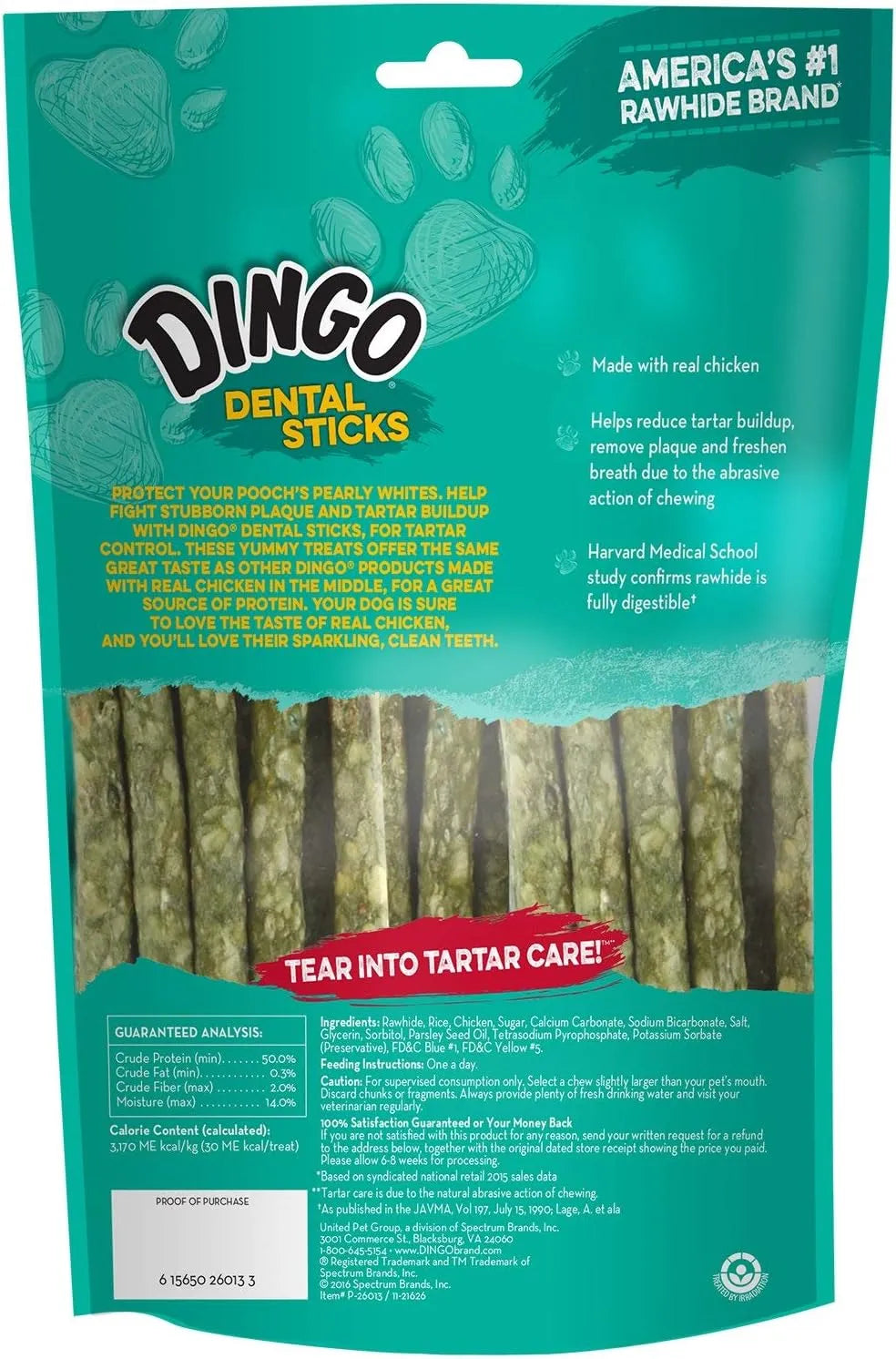 DINGO - Dingo Dental Sticks Natural Chewing Action Helps Clean Teeth 20 Piezas - The Red Vitamin MX - Cuidado Dental Para Perros - {{ shop.shopifyCountryName }}