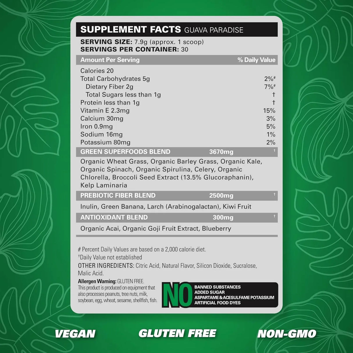 EHPLABS - EHP Labs OxyGreens Super Greens Powder 30 Servicios Guava Paradise 237Gr. - The Red Vitamin MX - Suplementos Alimenticios - {{ shop.shopifyCountryName }}